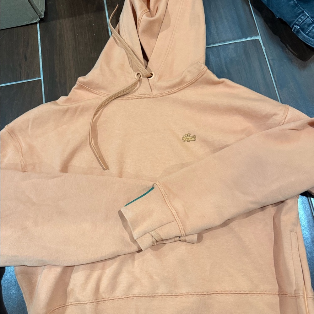 Lacoste unisex Peach Hoodie